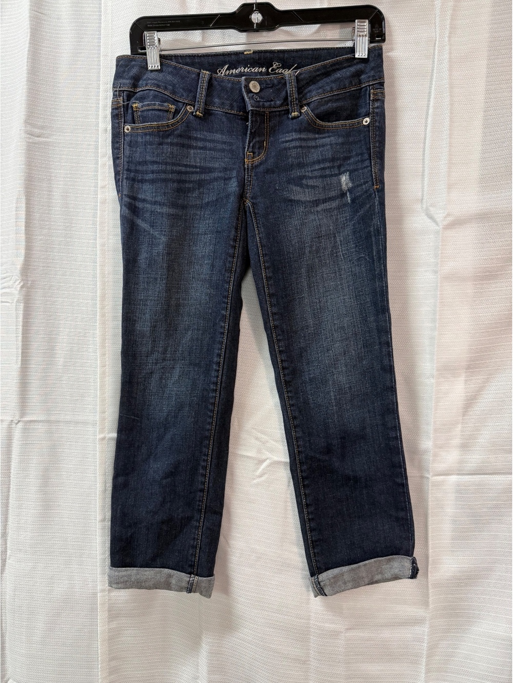 American Eagle Artist Stretch Dark Wash Jeans Size 0 Regular